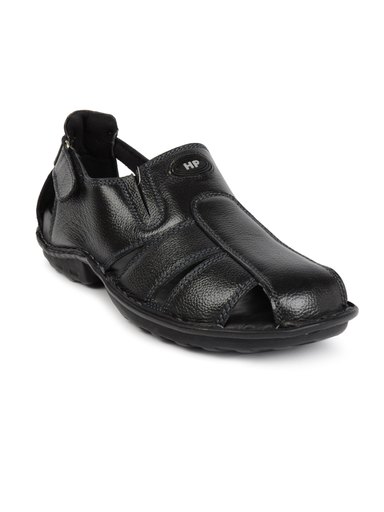 Hush Puppies Men Slip on Black Casual Sandals